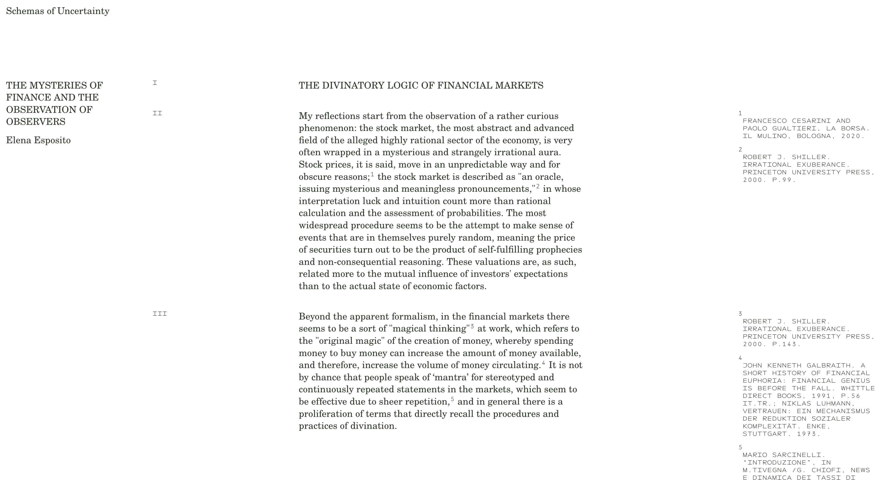 Schemas of Uncertainty